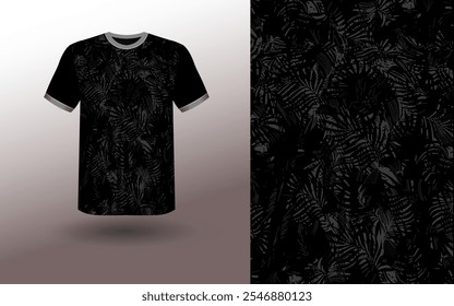 T-shirt Sport Design Template, T-shirt Mockup Abstract Grunge Sport Jersey Design Para Críquete, Futebol Futebol, Corrida, Esportes, Corrida Futebol Jersey. Visão frontal uniforme