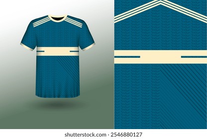 T-shirt Sport Design Template, T-shirt Mockup Abstract Grunge Sport Jersey Design For Cricket, Football Soccer, Racing, Sports, Running Soccer Jersey. Uniform Front View