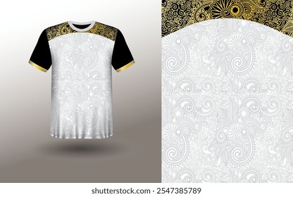 T-shirt Sport Design Template, T-shirt Mockup Abstract Grunge Sport Jersey Design For Cricket, Football Soccer, Racing, Sports, Running Soccer Jersey. Uniform Front View