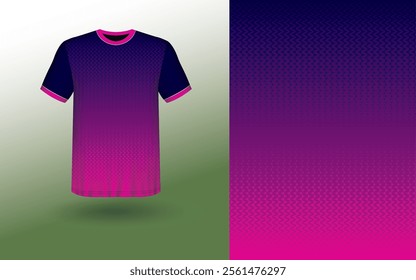 T-shirt Sport Design Template, T-shirt Mockup Abstract Grunge Sport Jersey Design For Cricket, Football Soccer, Racing, Sports, Running Soccer Jersey. Uniform Front View