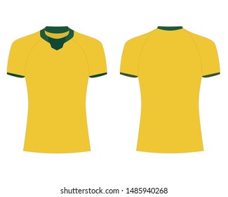 Tshirt Sport Design Template Rugby Jersey Stock Vector (Royalty Free ...