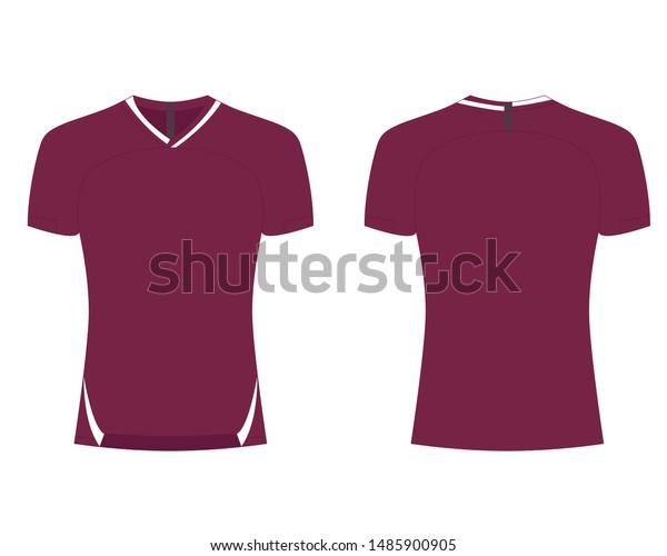 Download Tshirt Sport Design Template Rugby Jersey Stock Vector Royalty Free 1485900905