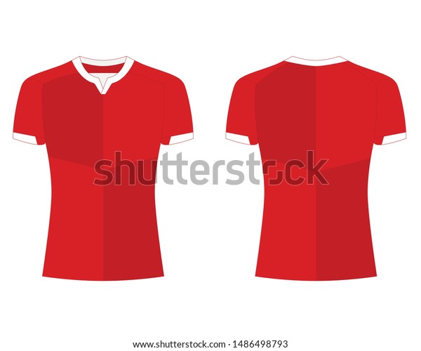 Download Tshirt Sport Design Template Rugby Jersey Stock Vector Royalty Free 1486498793