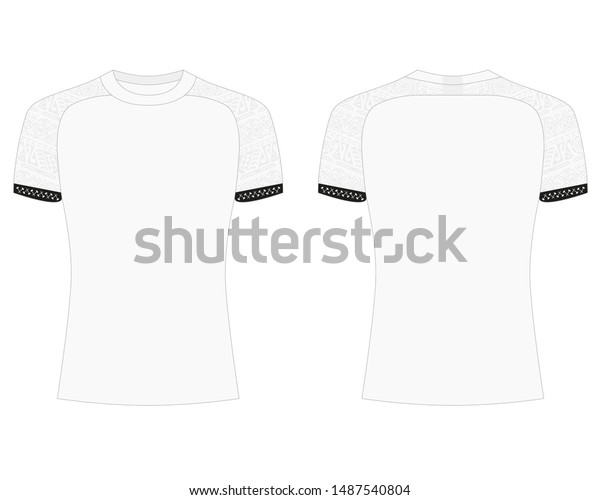 Download Tshirt Sport Design Template Rugby Jersey Stock Vector Royalty Free 1487540804