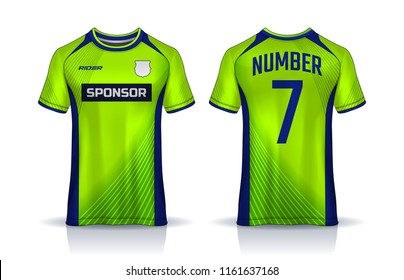 lime green soccer jersey