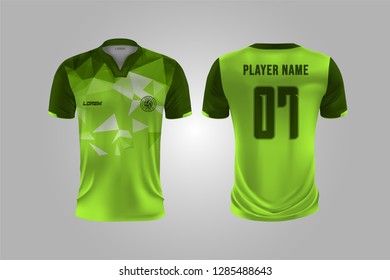 t-shirt sport design template, Soccer jersey mockup for football club. uniform front and back view