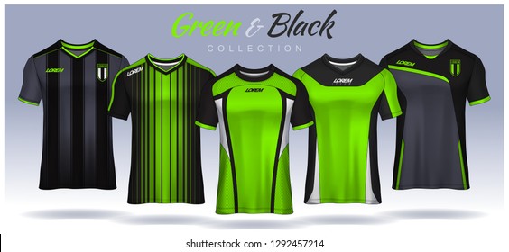 t-shirt sport design template, Soccer jersey mockup for football club. uniform front and back view.