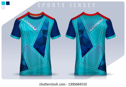 Sports Racing Jersey Design Front Back Stock Vector (Royalty Free ...