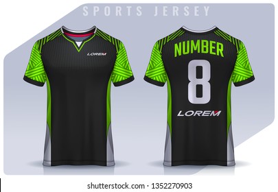 green sports jersey