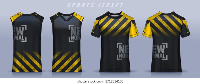 t-shirt sport design template, Soccer jersey mockup for football club, Running singlet,basketball Tank top.