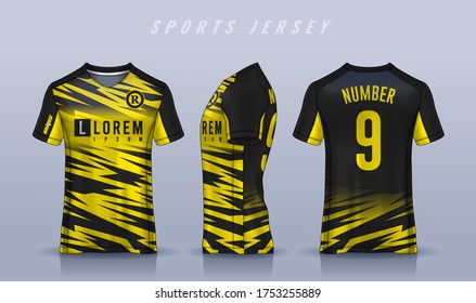 Soccer T-shirt Design Uniform Set Of Soccer Kit. Football Jersey Template  For Football Club. Royalty Free SVG, Cliparts, Vectors, and Stock  Illustration. Image 97045937.