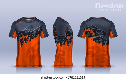 Tshirt Sport Design Template Soccer Jersey Stock Vector (Royalty Free ...