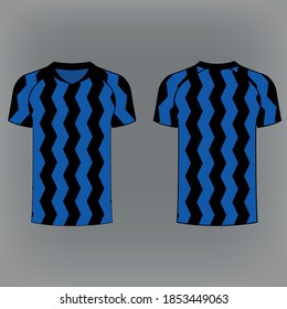 t-shirt sport design template, Soccer jersey mockup for football club. uniform front and back view. 