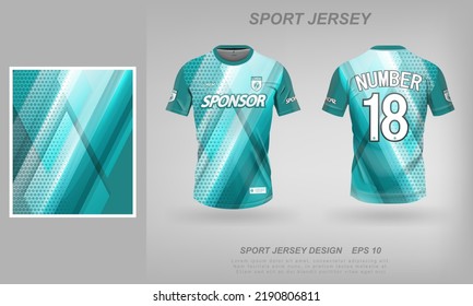 t-shirt sport design template, Soccer jersey mockup for football club. uniform front and back view.