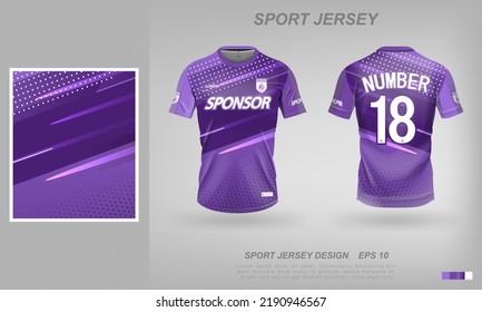 t-shirt sport design template, Soccer jersey mockup for football club. uniform front and back view.