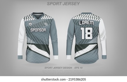 t-shirt sport design template, Soccer jersey mockup for football club. uniform front and back view.