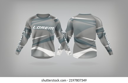 t-shirt sport design template, Soccer jersey mockup for football club. uniform front and back view.