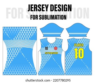 t-shirt sport design template, Soccer jersey mockup for football club. uniform front and back view 045