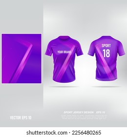 t-shirt sport design template, Soccer jersey mockup for football club. uniform front and back view.