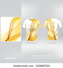 t-shirt sport design template, Soccer jersey mockup for football club. uniform front and back view.