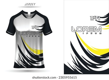 t-shirt sport design template, Soccer jersey mockup for football club. uniform