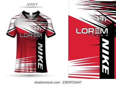 t-shirt sport design template, Soccer jersey mockup for football club. uniform