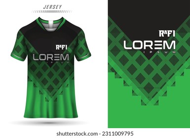 t-shirt sport design template, Soccer jersey mockup for football club. uniform front view.