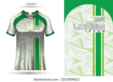 plantilla de diseño deportivo de camisetas, maqueta de la camiseta de fútbol para club de fútbol. vista frontal uniforme.