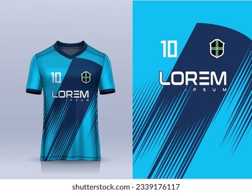 t-shirt sport design template, Soccer jersey mockup for football club. uniform front view.