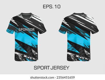 t-shirt sport design template, Soccer jersey mockup for football club