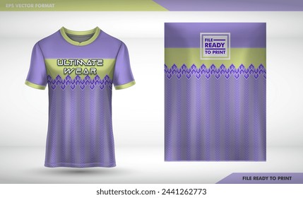 t-shirt sport design template, Soccer jersey mockup for football esport. uniform front view