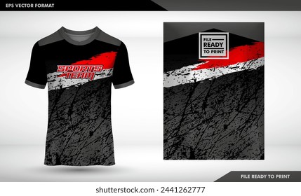 t-shirt sport design template, Soccer jersey mockup for football esport. uniform front view