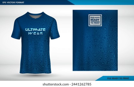 t-shirt sport design template, Soccer jersey mockup for football esport. uniform front view