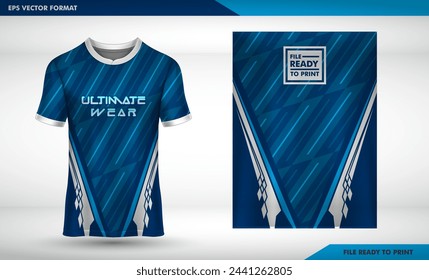 t-shirt sport design template, Soccer jersey mockup for football esport. uniform front view