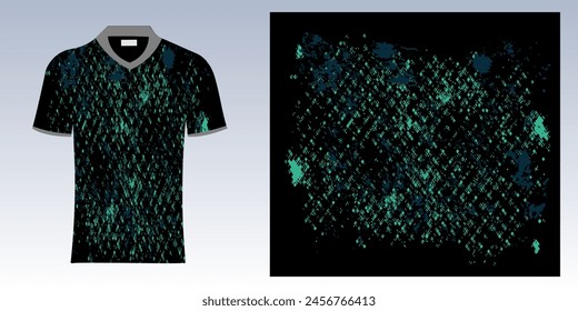 t-shirt sport design template, Soccer jersey mockup for football club. uniform front and back view.vector jersey modern