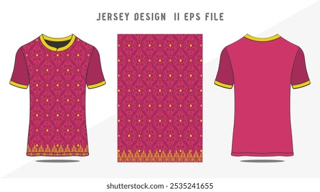 T-shirt sport design template for soccer jersey.