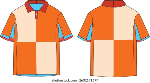 Tshirt sport design template soccer jersey mockup for football club uniform front and back