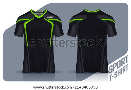 Download Tshirt Sport Design Template Soccer Jersey Stock Vector ...