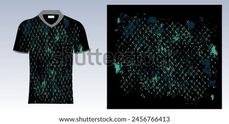 t-shirt sport design template, Soccer jersey mockup for football club. uniform front and back view.vector jersey modern