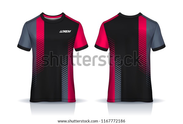 Download Tshirt Sport Design Template Soccer Jersey Stock Vector Royalty Free 1167772186