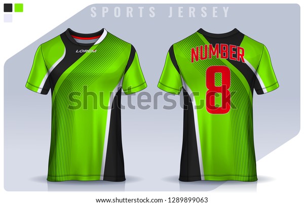 Download Tshirt Sport Design Template Soccer Jersey Stock Vector Royalty Free 1289899063