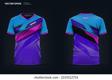 t-shirt sport design template. v neck Soccer jersey mockup and design include. Printable files.