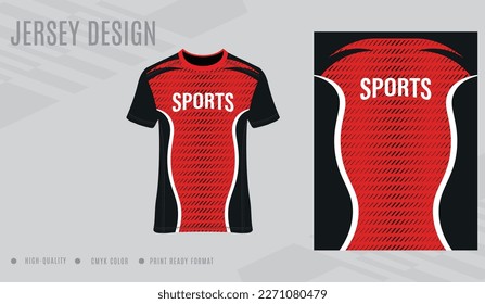 t-shirt sport design template,Soccer jersey mockup,uniform front and back view.