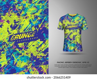 Tshirt sport grunge background for extreme jersey team, racing, cycling, football, gaming, backdrop, wallpaper.