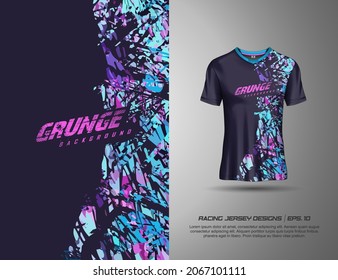 Tshirt sport grunge background for extreme jersey team, racing, cycling, football, motocross, gaming, backdrop, wallpaper.