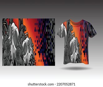 Tshirt sport grunge background for extreme jersey team  racing  cycling  football  gaming  backdrop  wallpaper