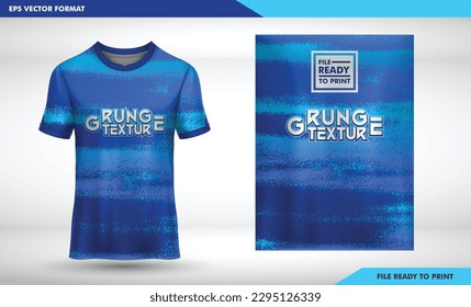 Tshirt sport grunge background for extreme jersey team, racing, cycling, football, gaming, backdrop Background mockup for sports jerseys, games jerseys, running jerseys, Navy and light cyan grunge