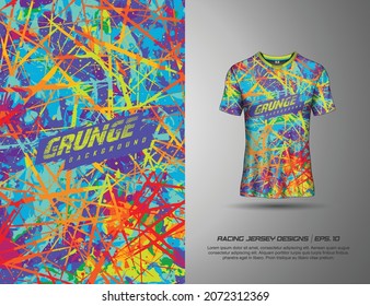 Tshirt sport grunge texture background for extreme jersey team, racing, cycling, football, motocross, gaming, legging, wallpaper.