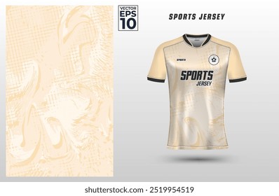 T-shirt sport jersey design template. Sport uniform in front view. Shirt mock up for sport club. Vector Illustration	