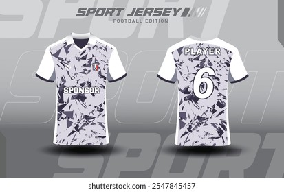 T-shirt sport jersey design template with abstract  pattern background Hd Quality